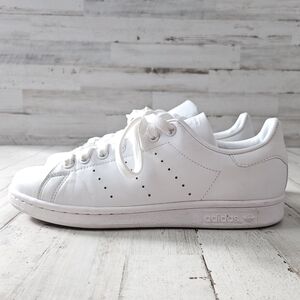 ADIDAS Stan Smith Shoes Sneakers Triple Cloud White Womens Size 8.5
